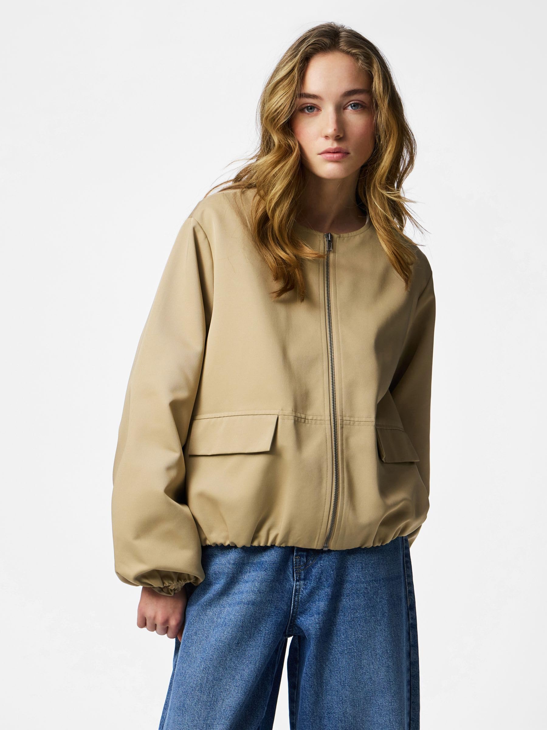 Pieces Pcberit Giacca Bomber Donna Balloon Taglia XL