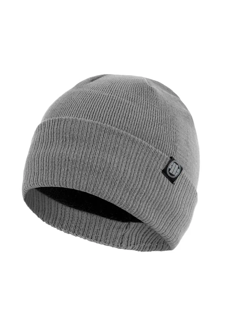 Pit Bull West Coast Logo berretto grigio lana merino