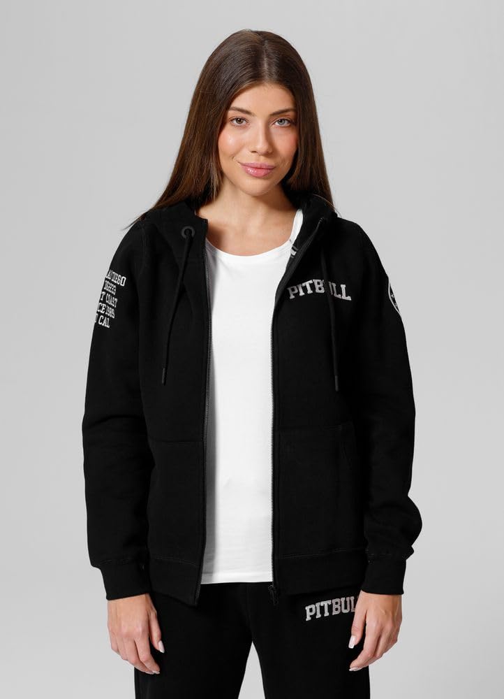 Pitbull Tyrian Felpa Donna M con Cappuccio Zip