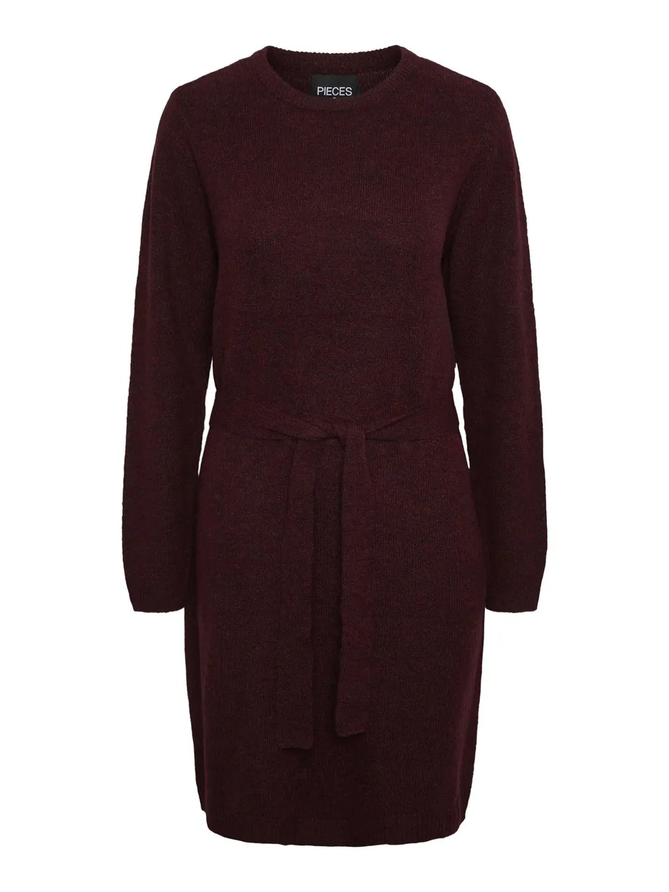 PIECES Pcjuliana LS O-Neck Knit Dress Noos BC vestito cotone