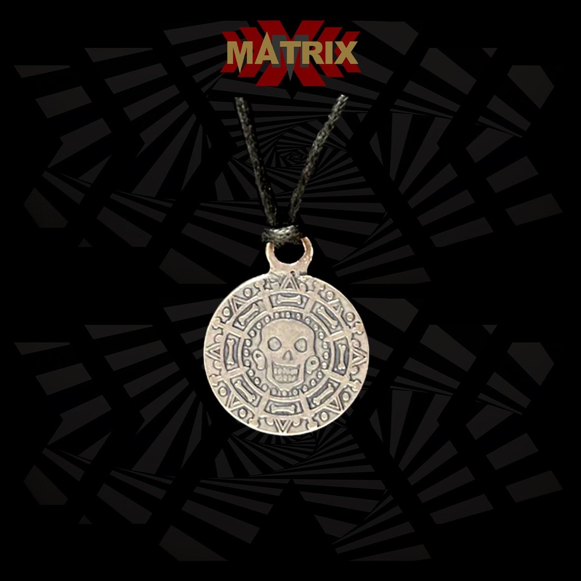 Matrix Music Store Pirate Coin ciondolo zamac con cordino