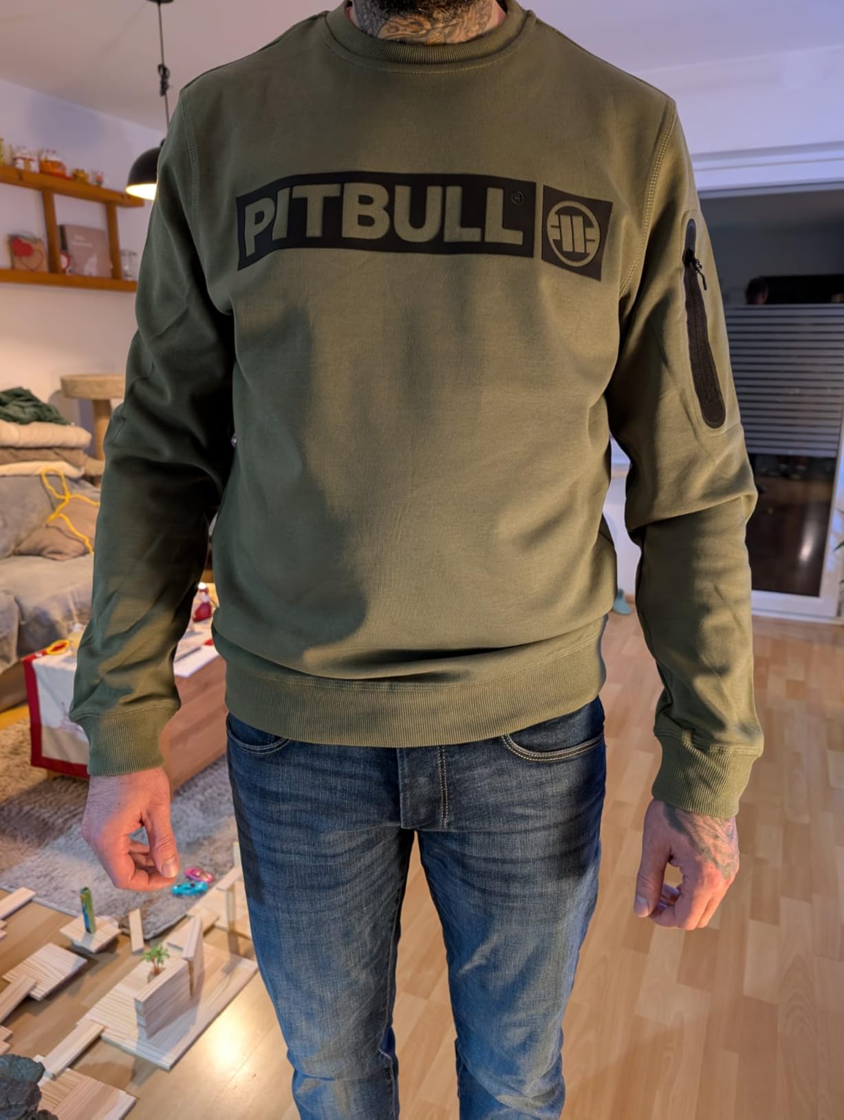 Pitbull West Coast Beyer Felpa Uomo Nero Taglia M Cotone