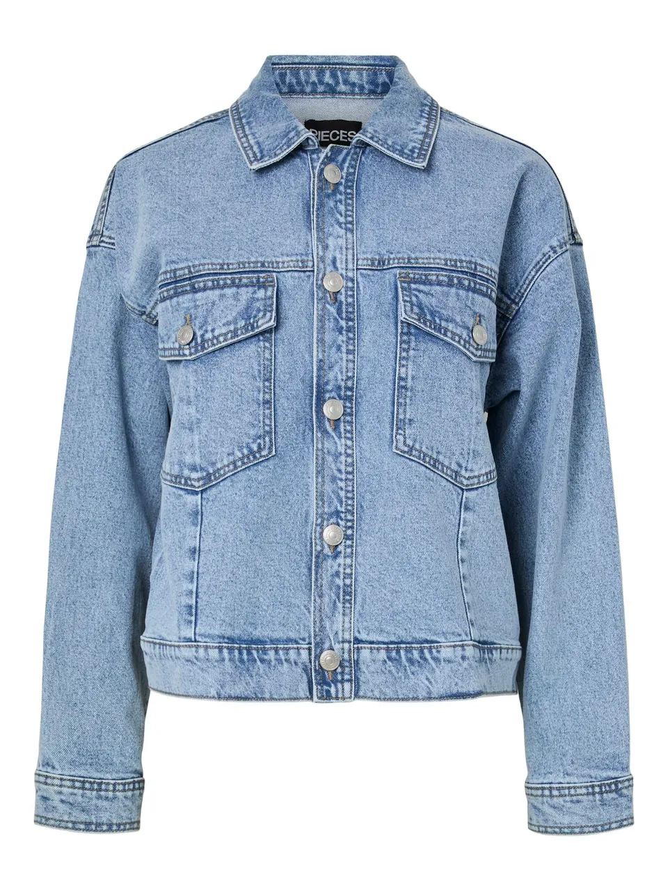 PIECES Pcelma Noos BC Giacca Denim Blu Chiaro M