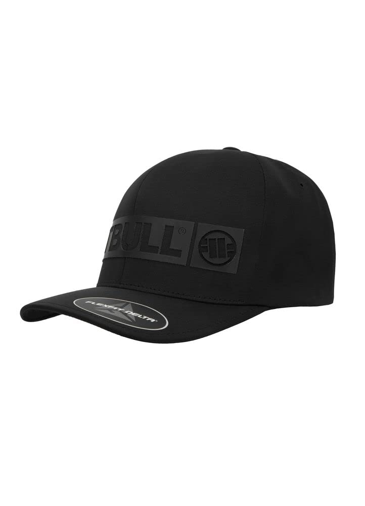 Pit Bull West Coast Stretch Hilltop Full Cap berretto nero S-M elasticizzato