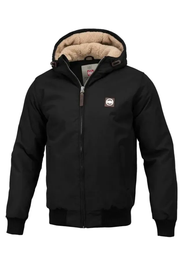 Pitbull Elkwood III giacca invernale uomo nero cappuccio