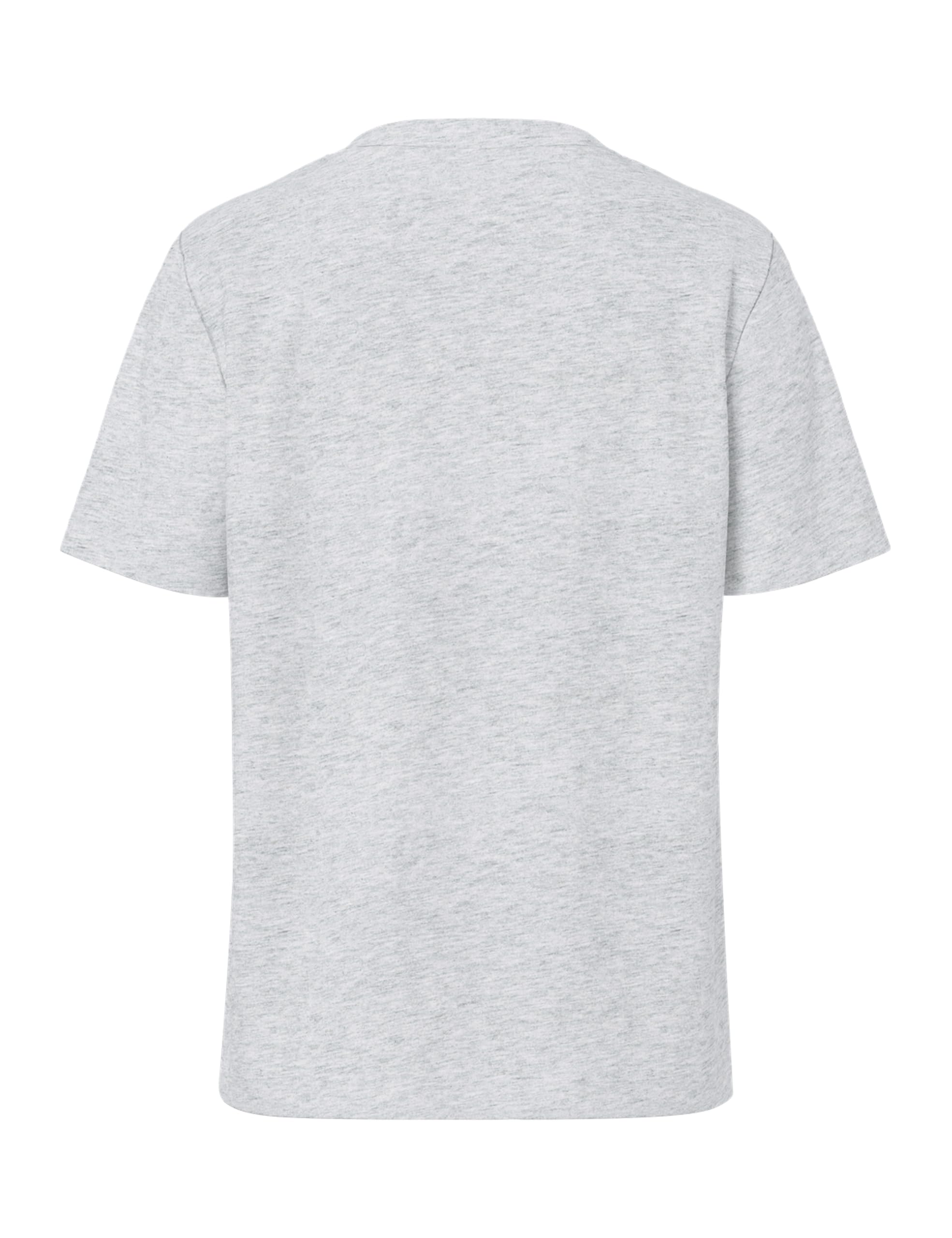 Pieces PcRia t-shirt grigio melange cotone
