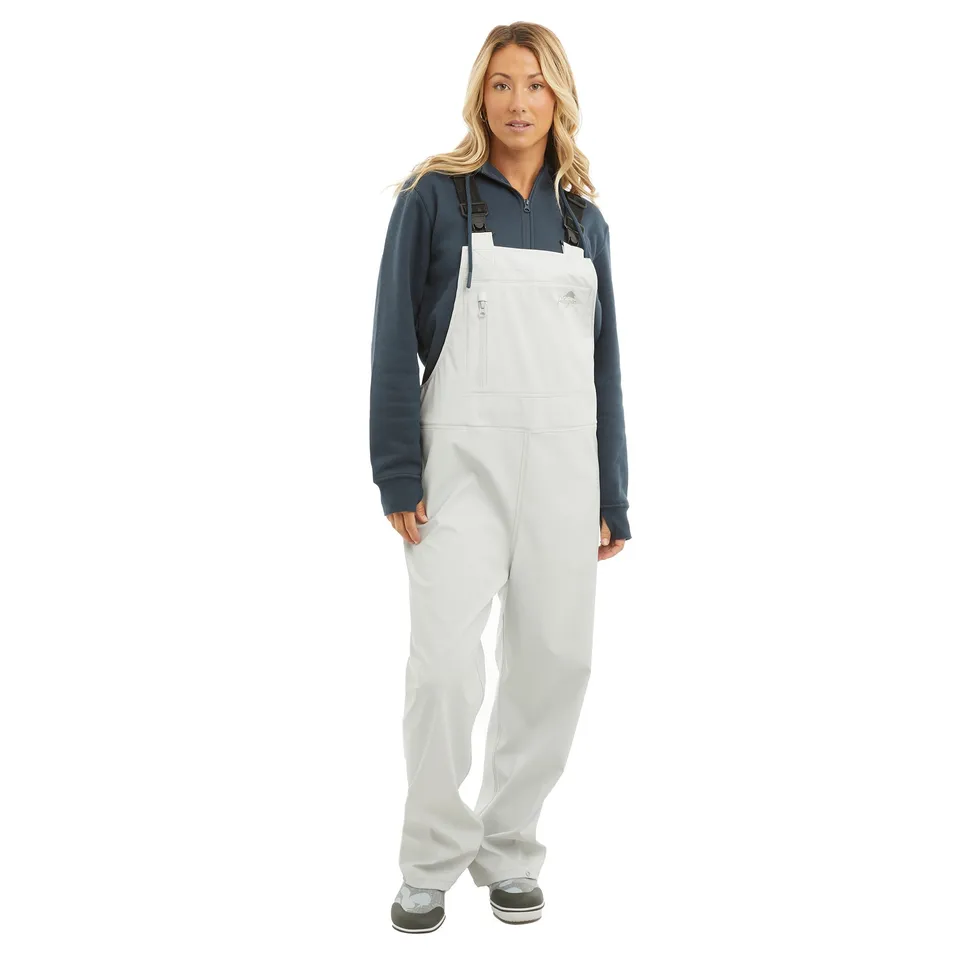 Pelagic Ws Chubasco Bib salopette donna grigio chiaro impermeabile