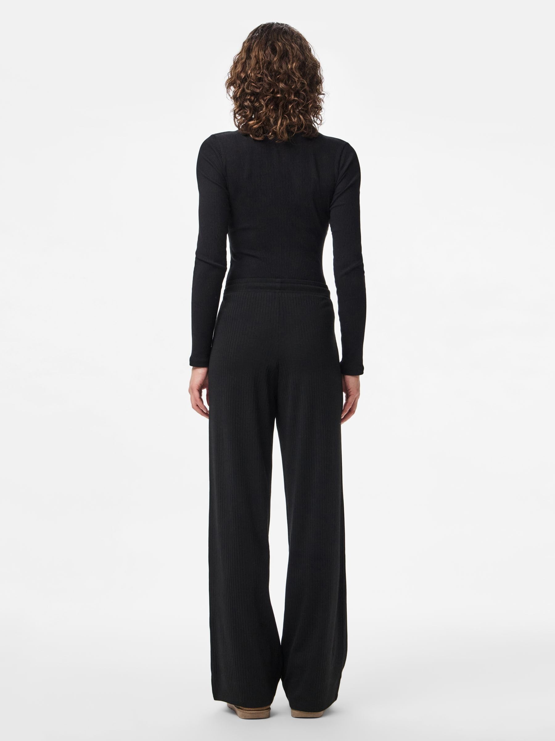 Pieces Laya Wide Leg pantaloni donna 2XL gamba larga