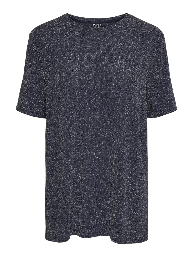 PIECES Pclina Glitter t-shirt donna S manica corta