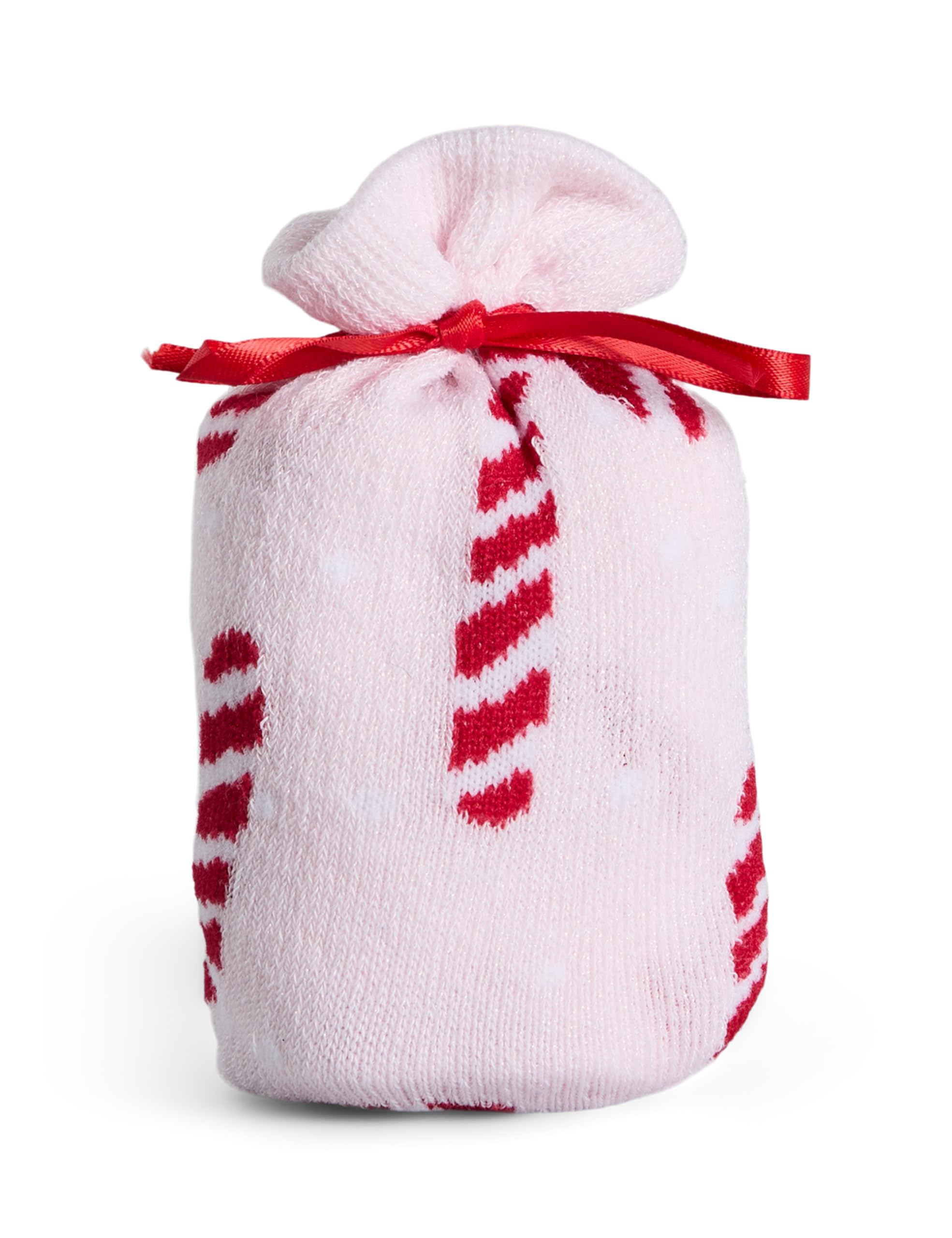 Pieces Pcjingle calze natalizie glitter Pink-A-Boo unica