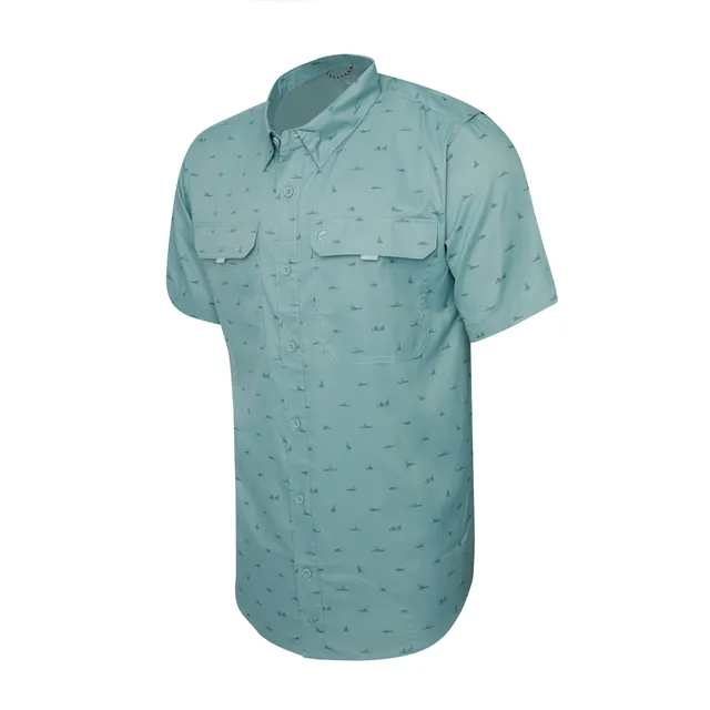 Pelagic Keys Mini Arch camicia trellis UPF 50+