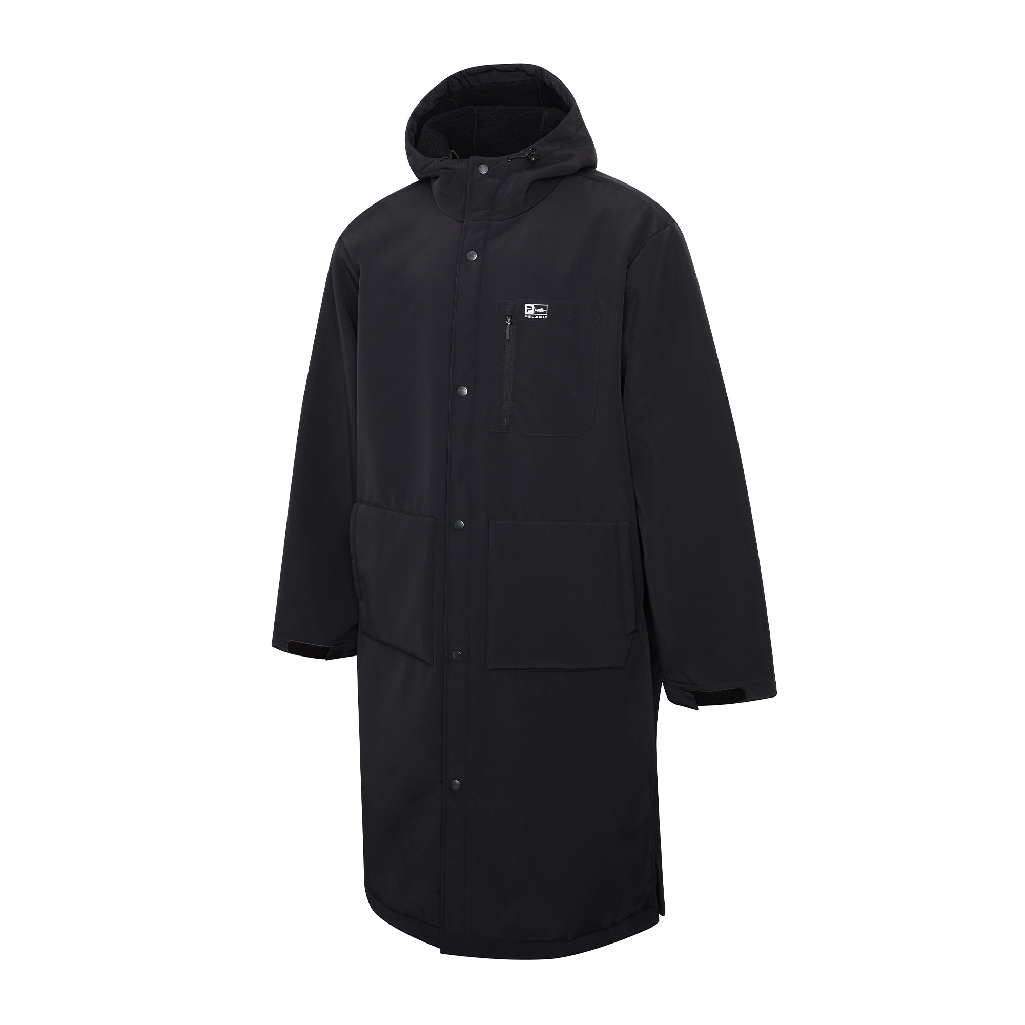 Pelagic Dive Coat parka uomo nero impermeabile