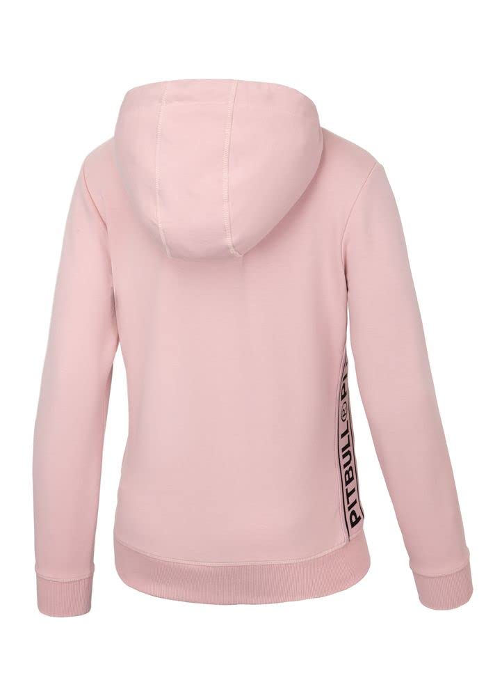 Pit Bull West Coast La Deta felpa donna rosa con cerniera