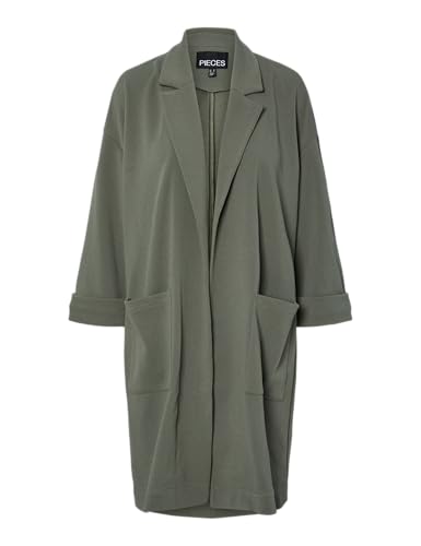 Pieces Pcdaisy 3/4 Coatigan cardigan argento S maniche 3/4
