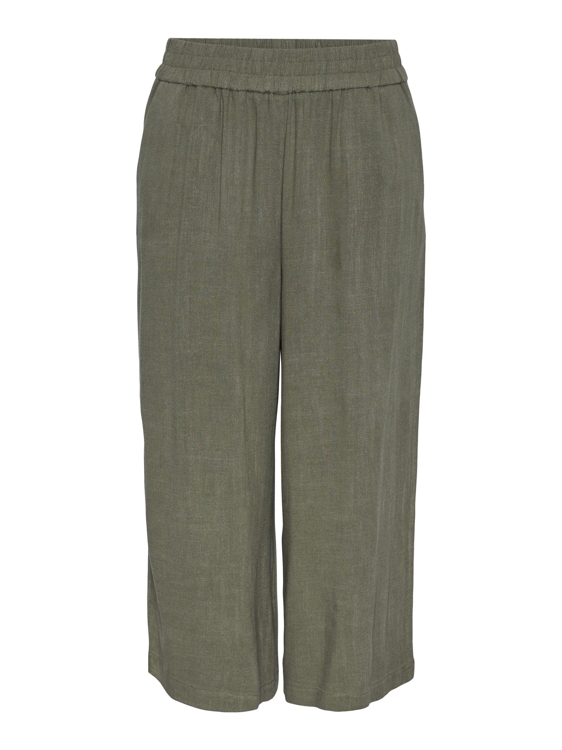 Pieces Pcbozzy HW Pantaloni Larghi Donna 30W/32L Rigati