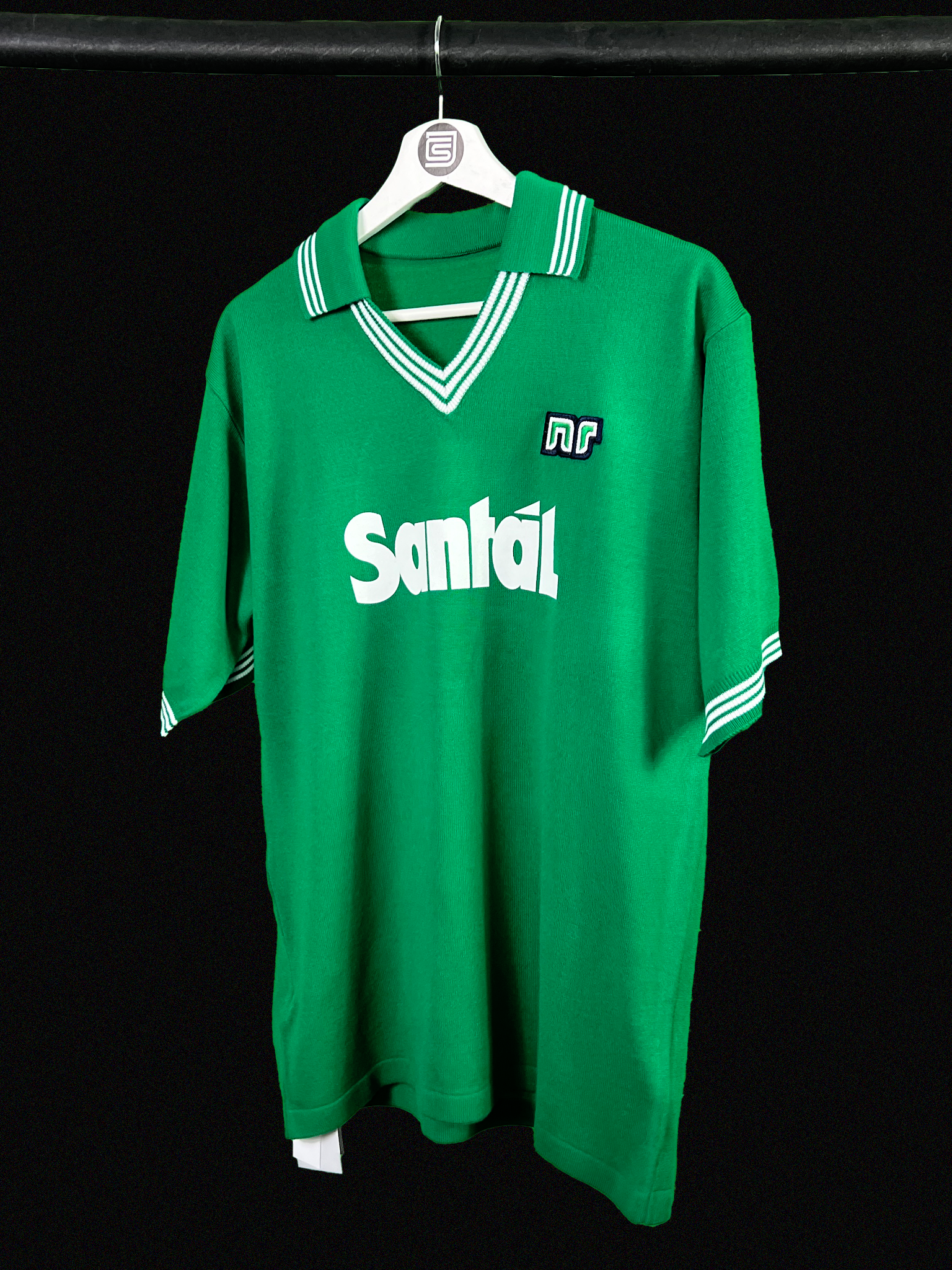 NR Nicola Raccuglia Avellino 1984-85 maglia casa n.9 Diaz acrilico