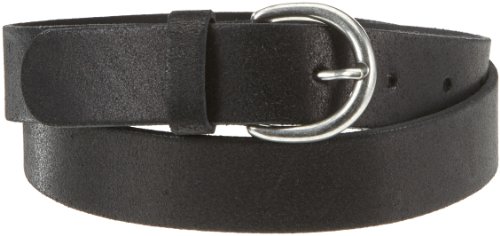 Pieces cintura donna nera pelle 3 cm