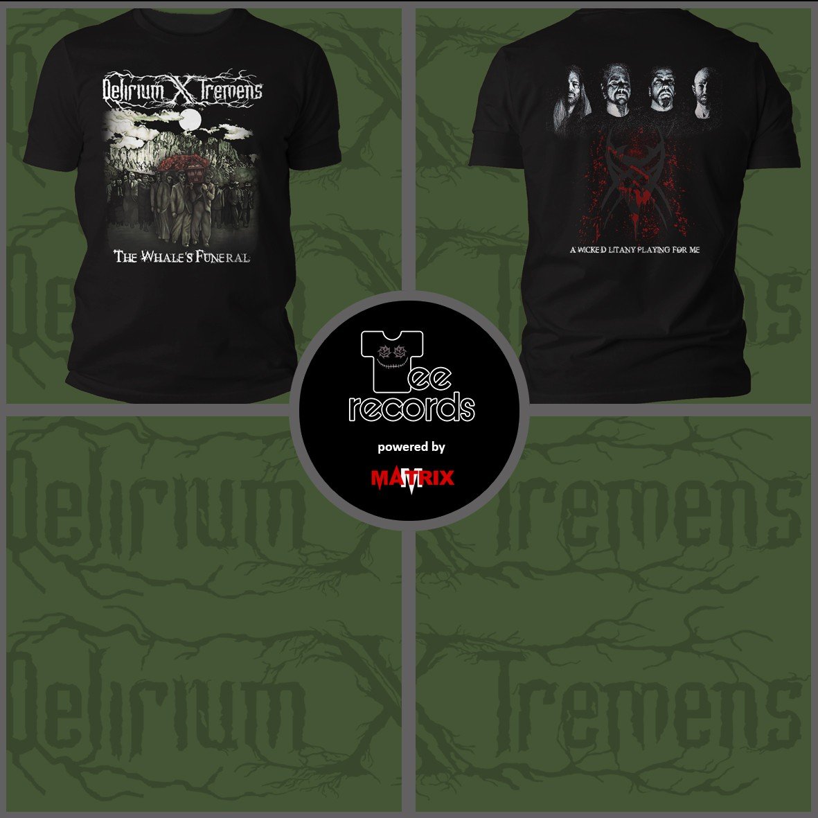 Delirium X Tremens Whale's Funeral maglietta cotone organico