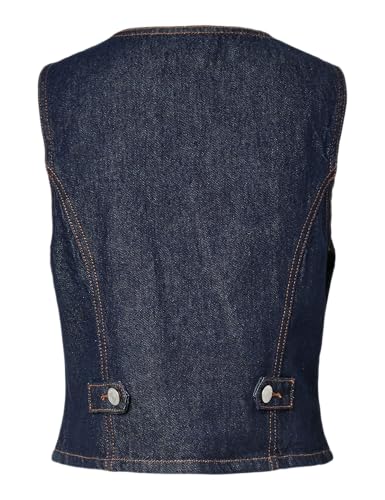 Pieces Pcpam Denim Vest gilet denim taglia S