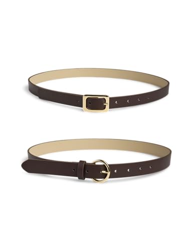 Pieces Pcjilane Cintura Jeans Donna 80 Hot Fudge 2 Pezzi