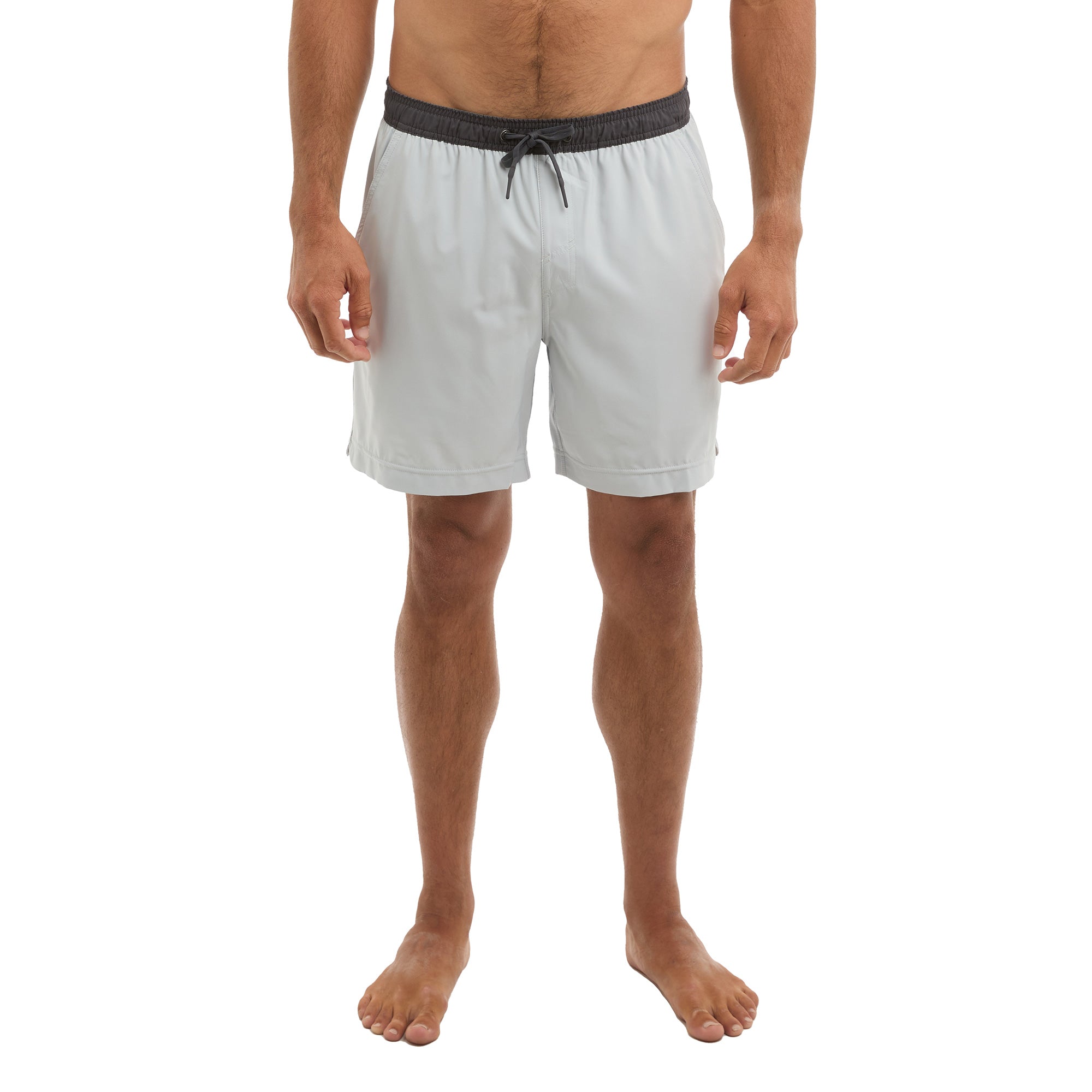 Pelagic Leiday pantaloncini grigio chiaro elasticizzati