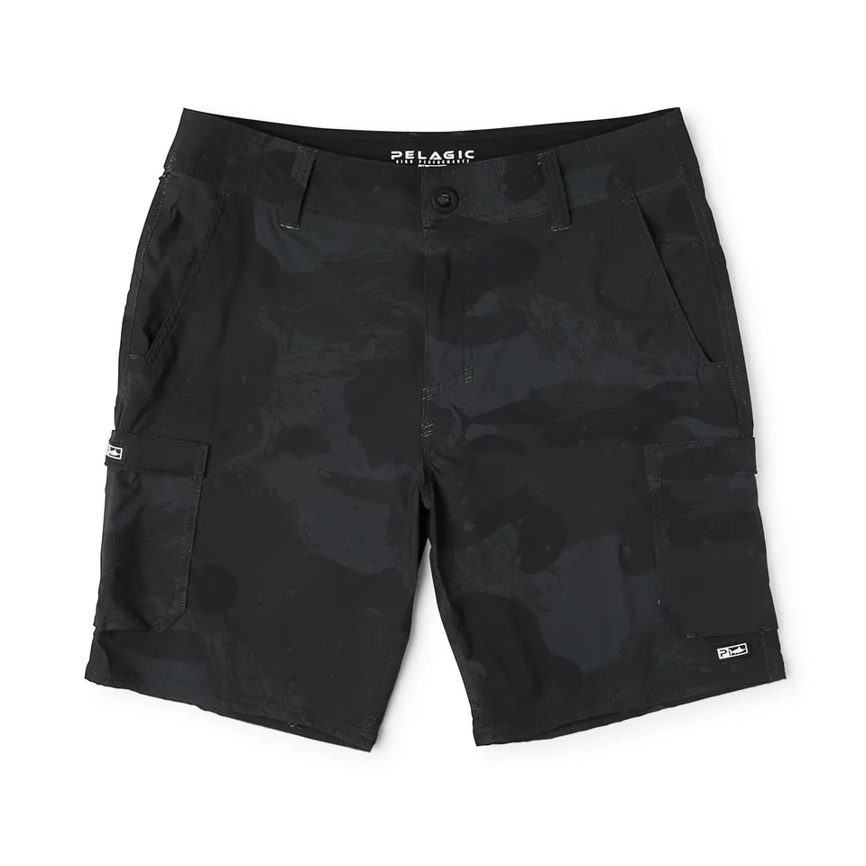 Pelagic Madeira Cargo bermuda uomo nero nylon stretch cargo