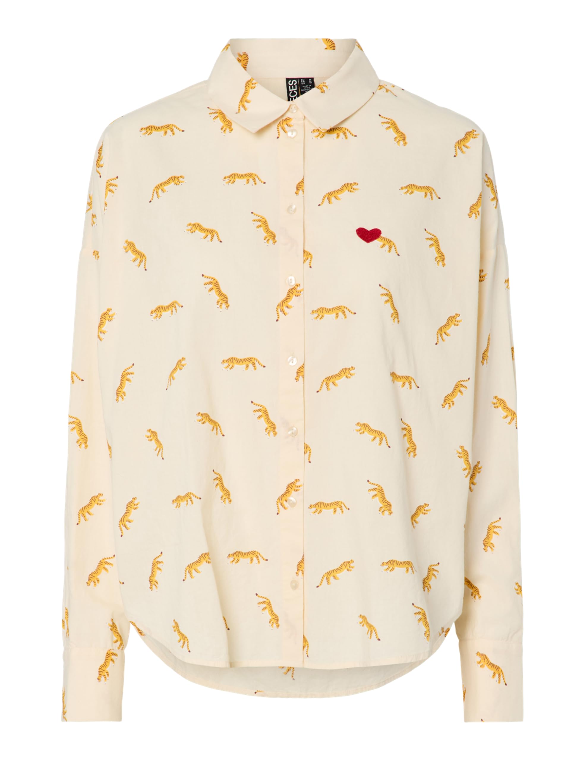 Pieces Pcjanna Loose camicia donna XS fantasia