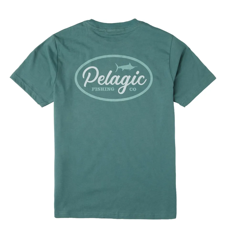 Pelagic Youth Circled maglietta atlantic cotone bio