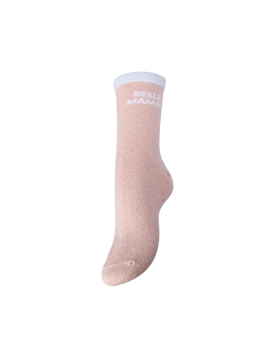 Pieces Pcsebby Glitter Detail Statement Sock FC calzini pesca