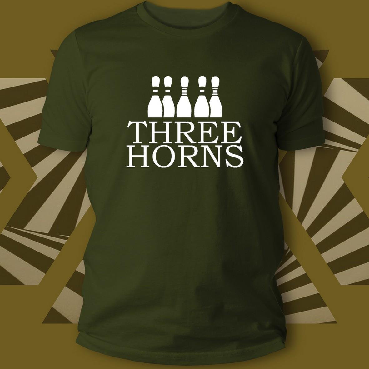 Matrix Three Horns White Logo t-shirt cotone organico