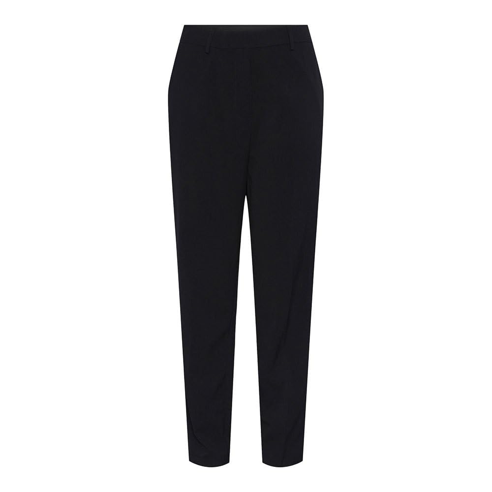 Pieces Pcluisa HW pantaloni caviglia eleganti neri