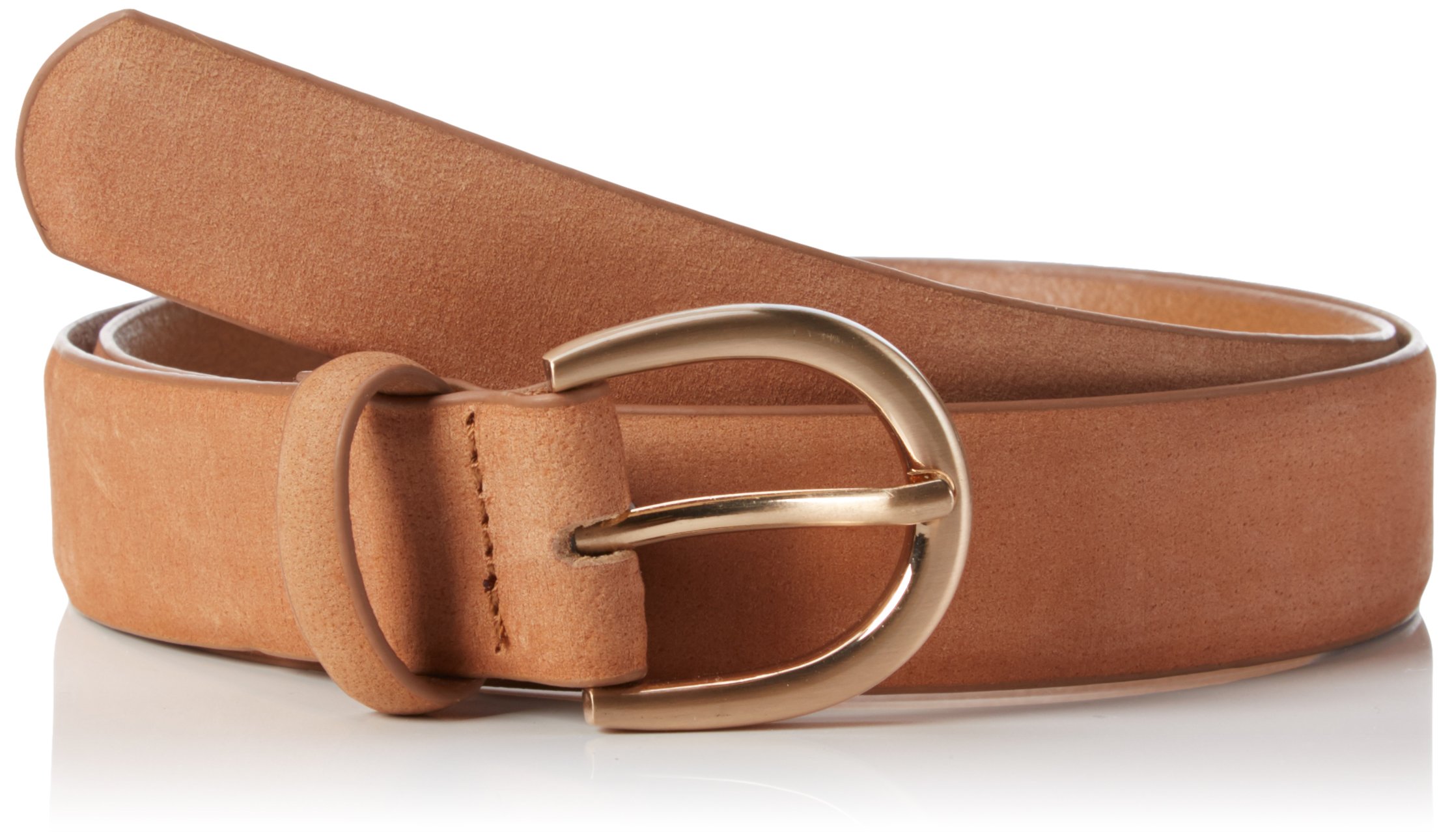 Pieces Pcfamous cintura donna marrone 80 pelle