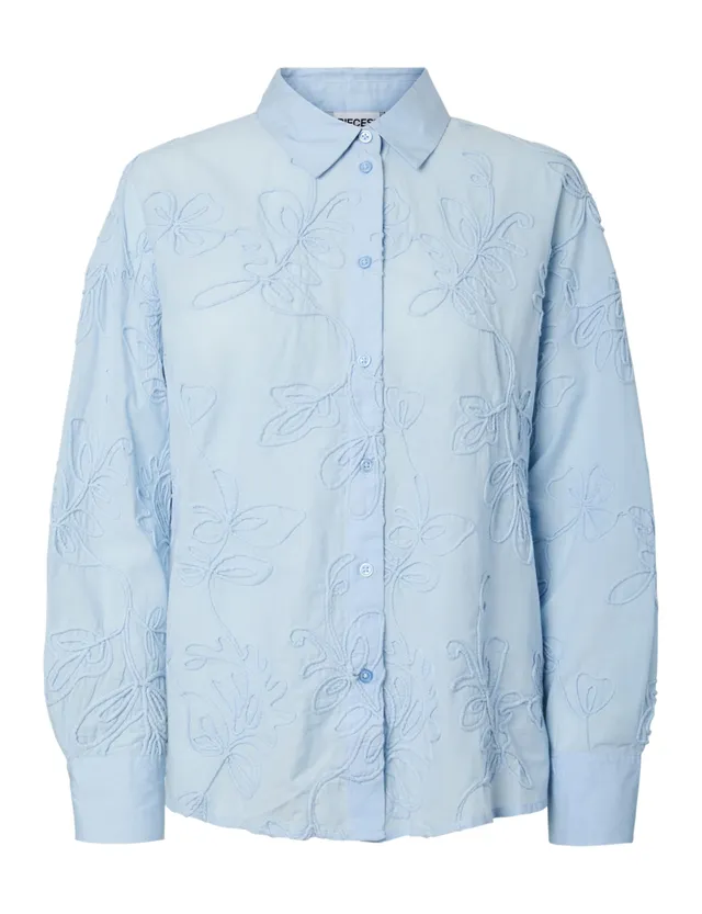 Pieces Pcprimrosa Camicia Manica Lunga Donna M