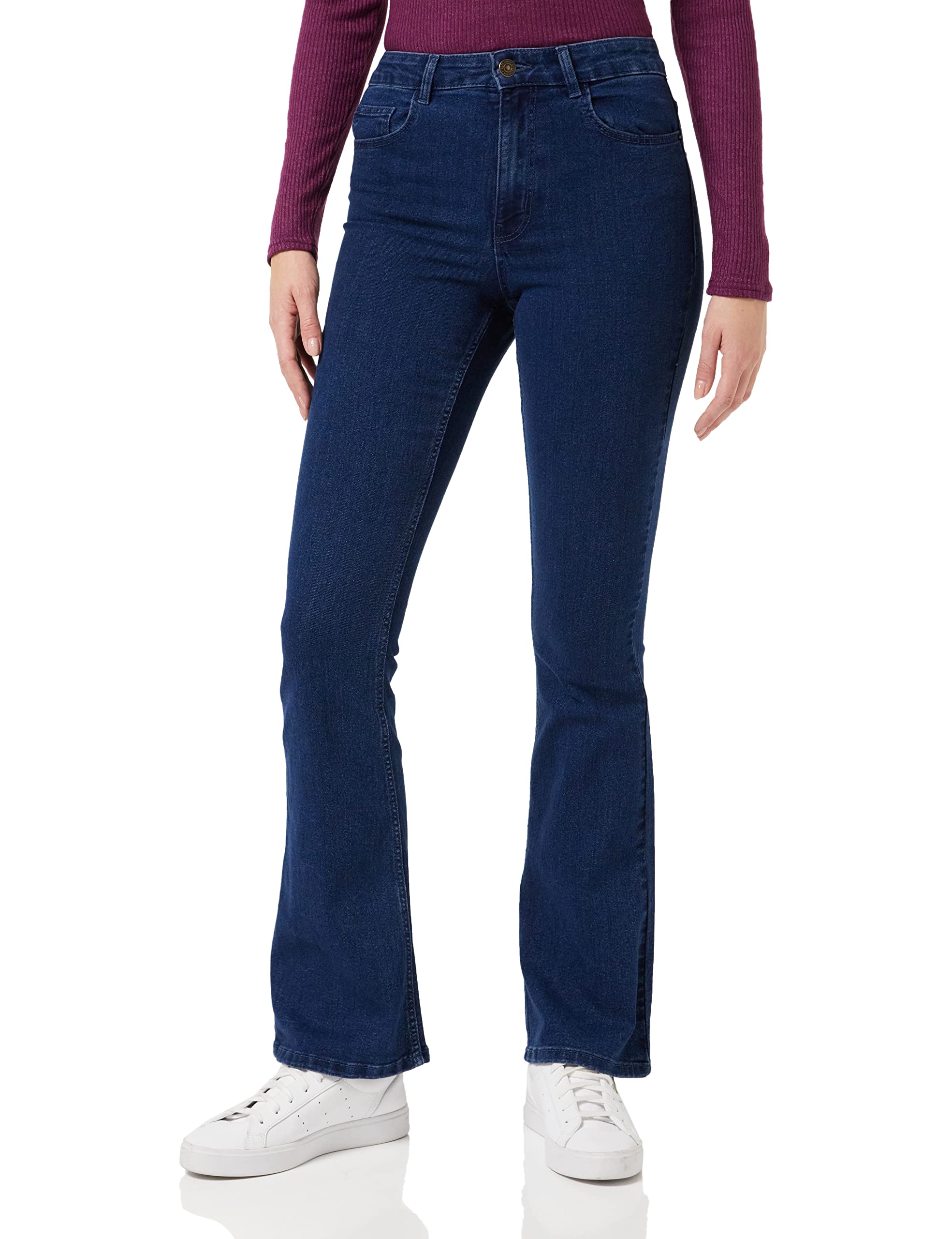 Pieces Pcpeggy Flared HW jeans svasati taglia S