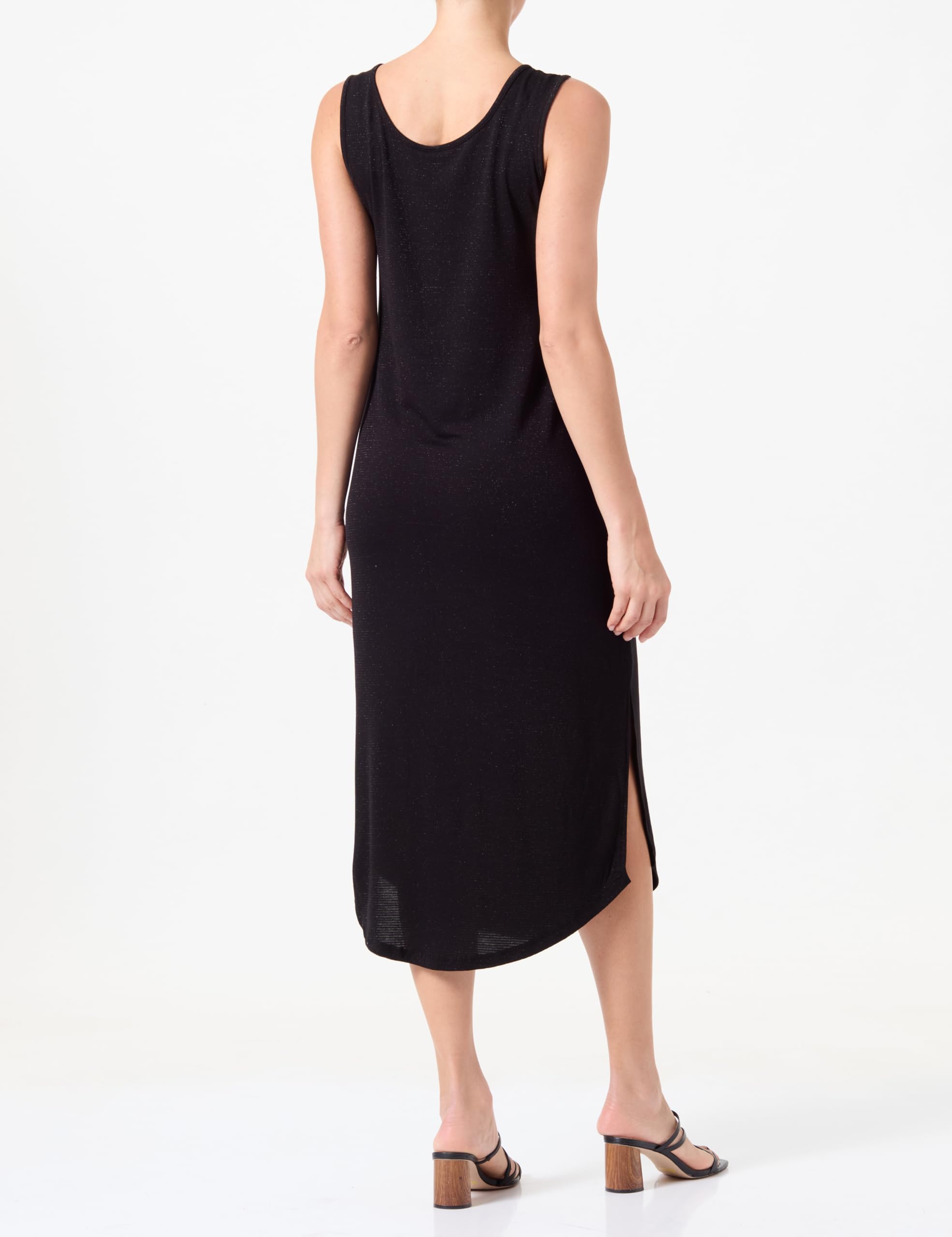 PIECES Pcbillo Tank Midi Dress Lurex Noos BC vestito midi lurex