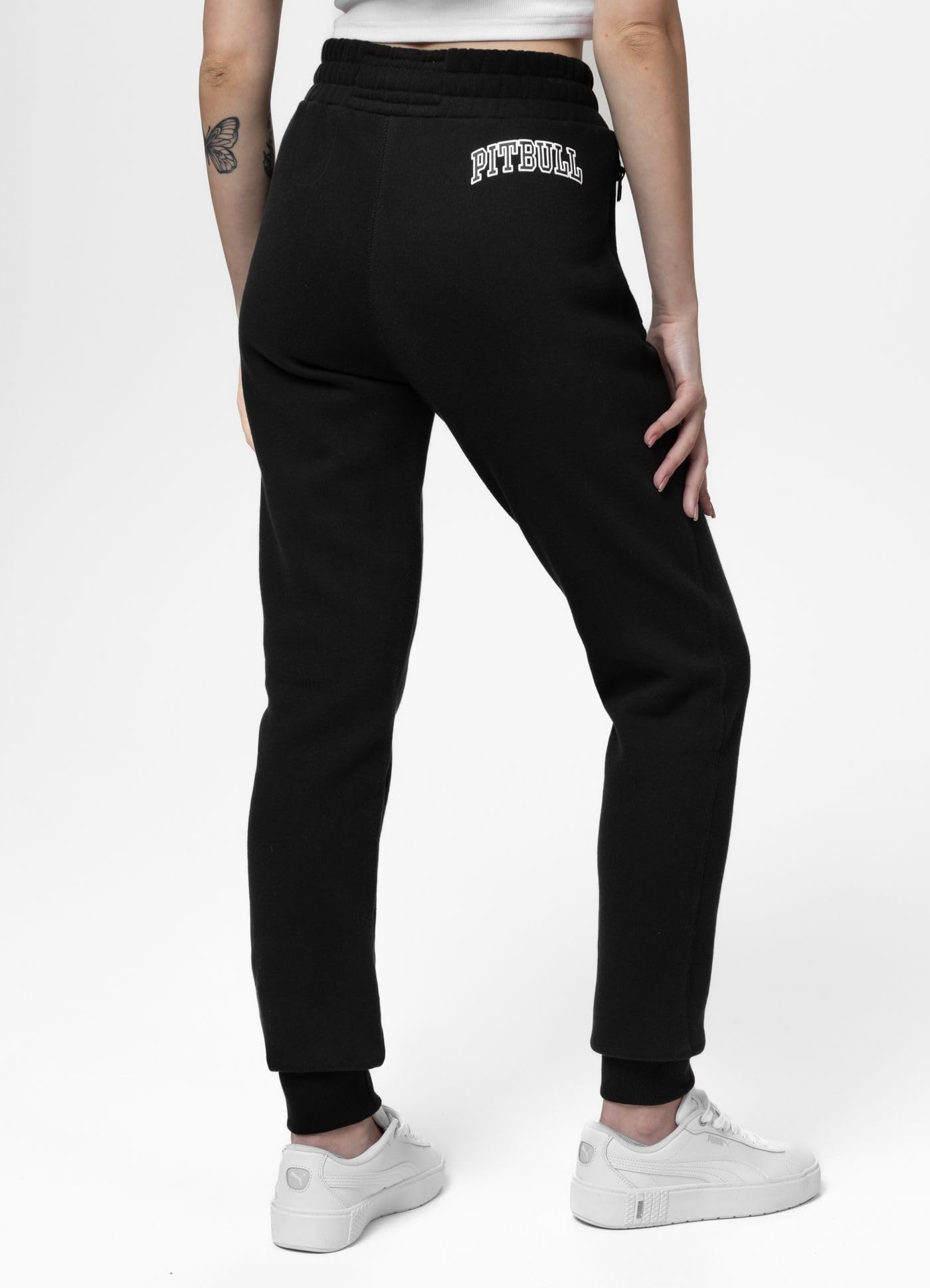 Pitbull Fiora pantaloni tuta donna cotone slim zip