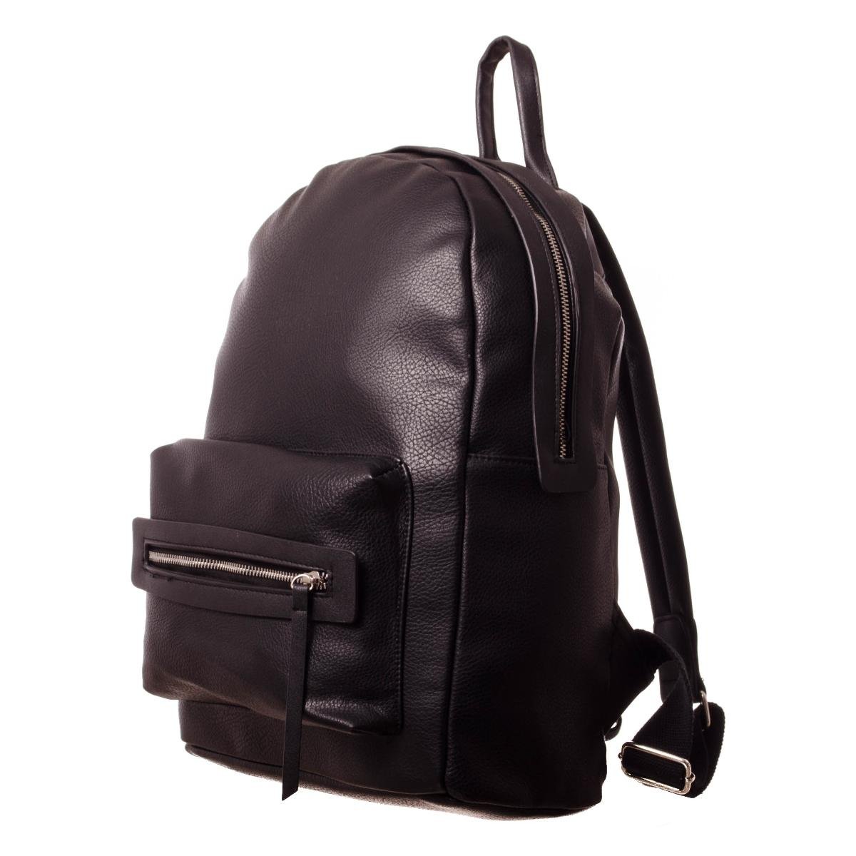 Pieces Pclaffy Backpack zaino donna nero pelle