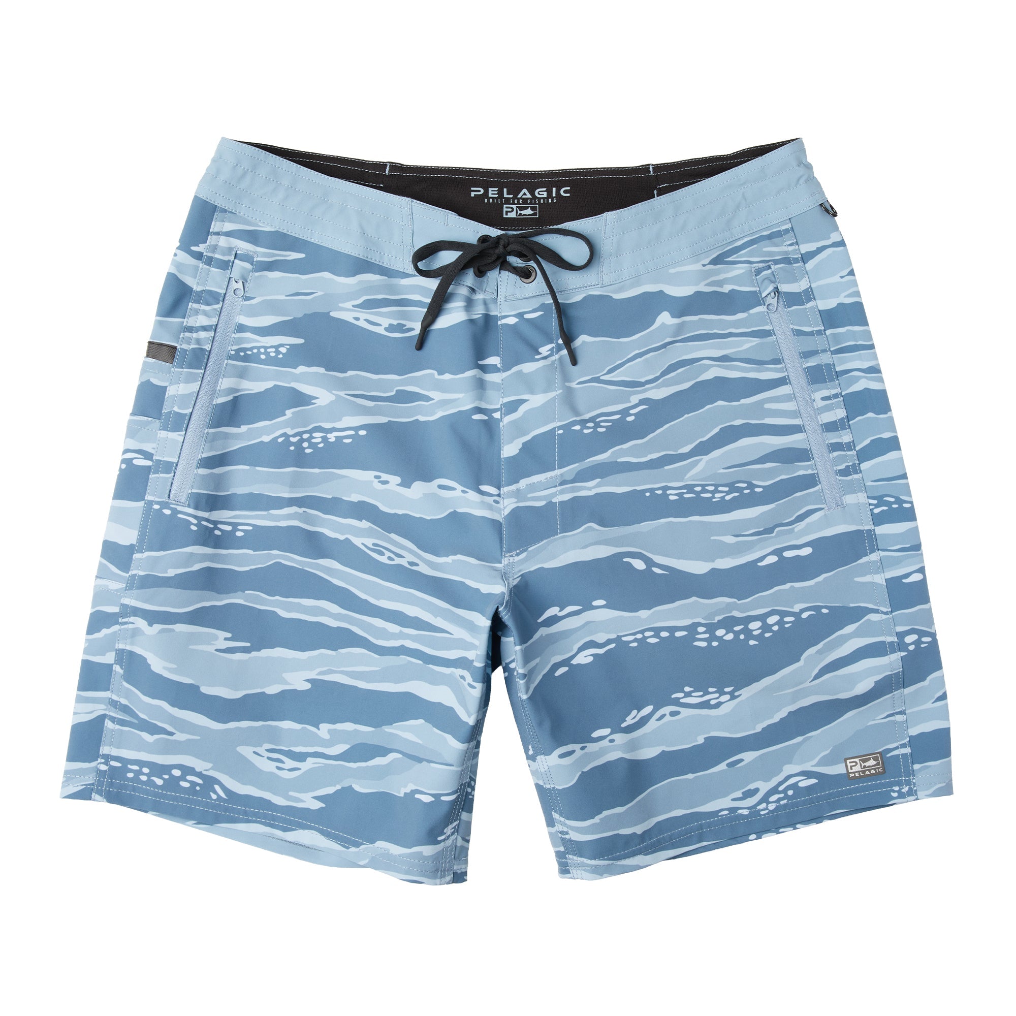 Pelagic Leaderman boardshort pesca petrol mimetico