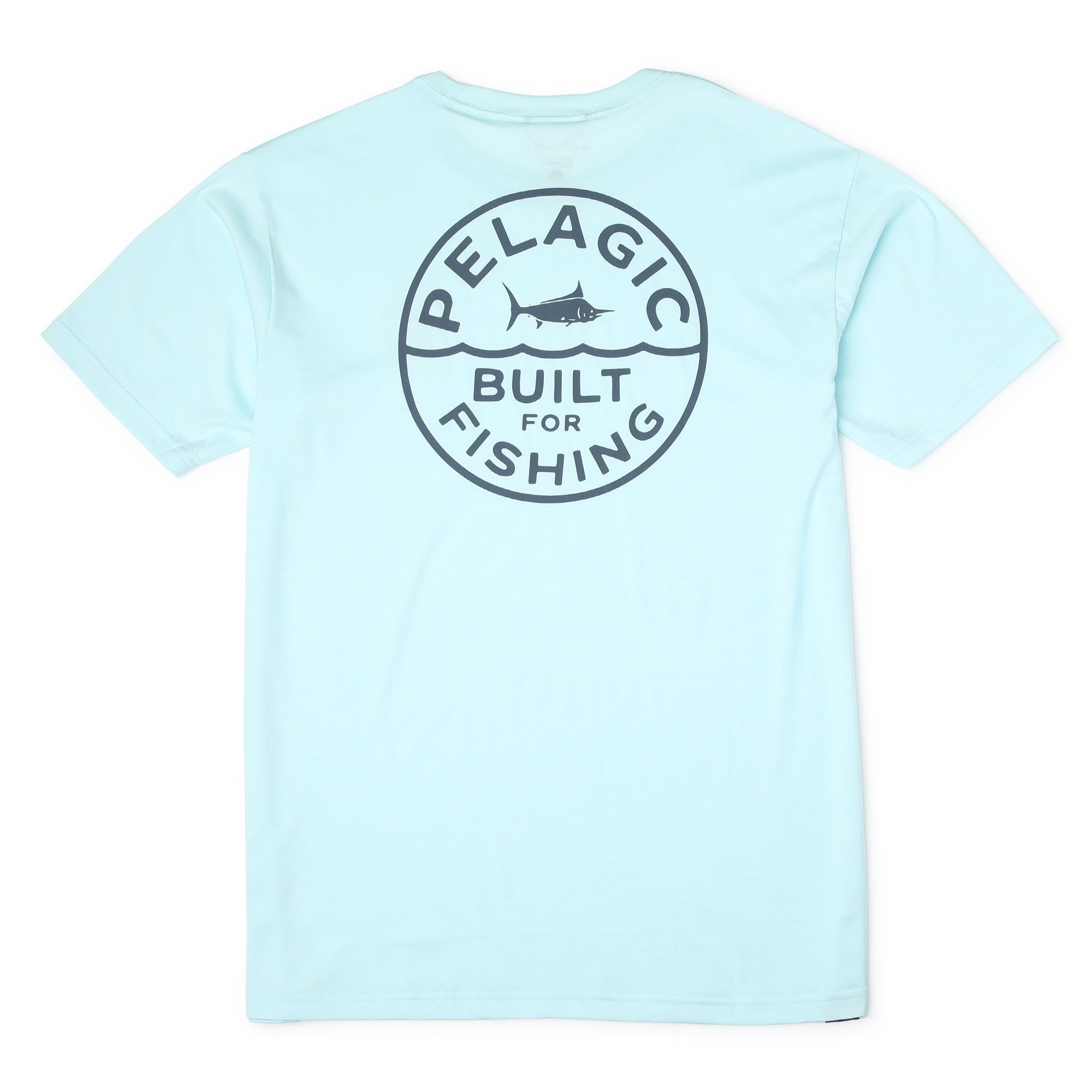 Pelagic Built t-shirt uomo azzurra elasticizzata