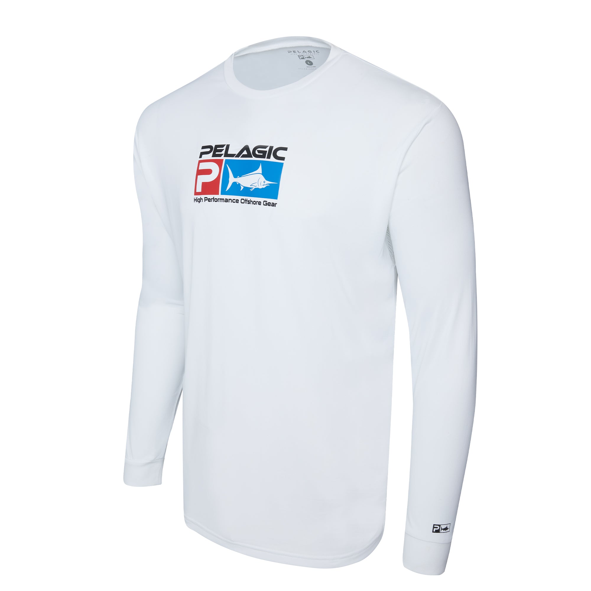 Pelagic Aquatek Deluxe maglia manica lunga bianca UPF 50+