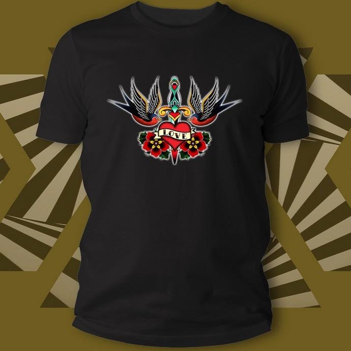 Matrix Music Store Rex Love Tattoo t-shirt unisex cotone