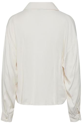 Pieces Pcsmilli camicia donna M Eggnog oversize