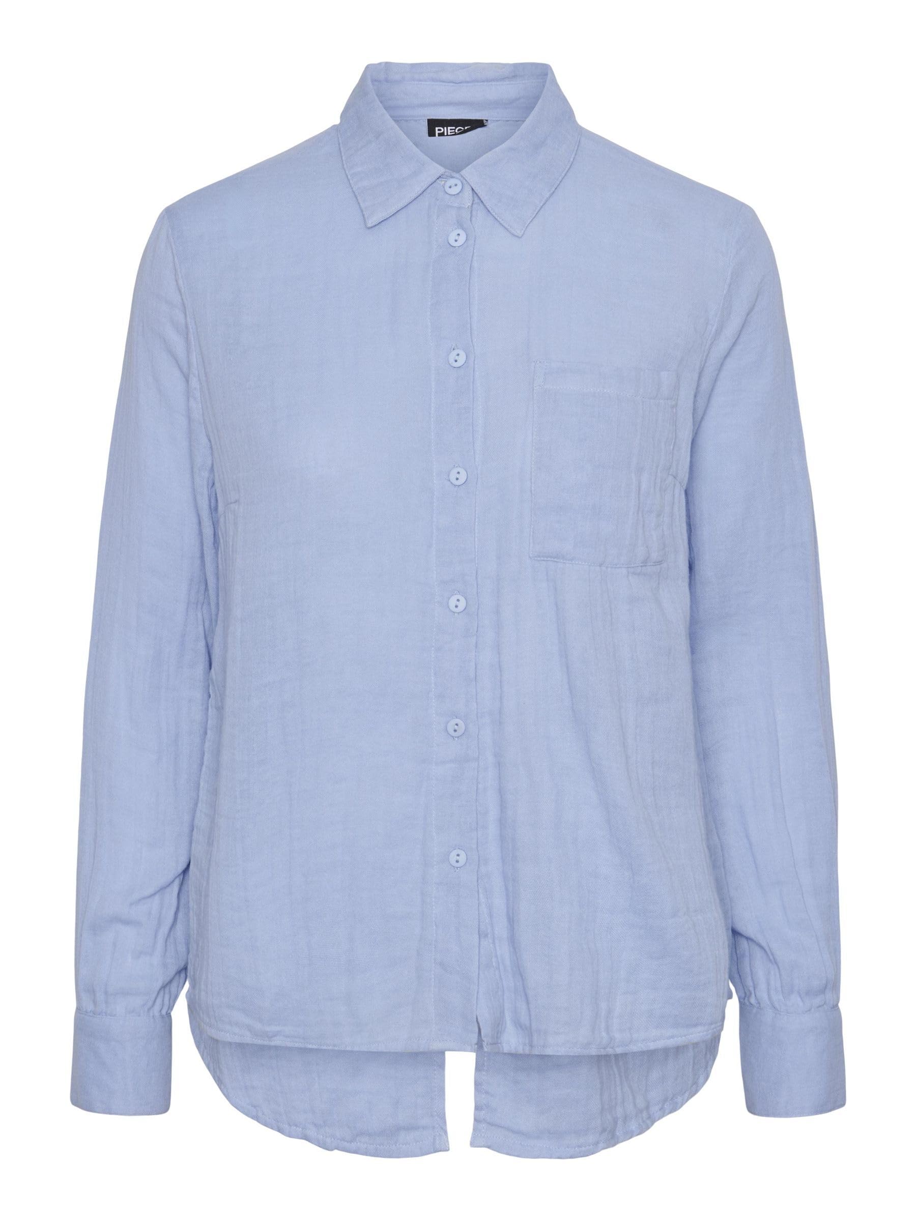 Pieces Pckappel Tie camicia ortensia manica lunga