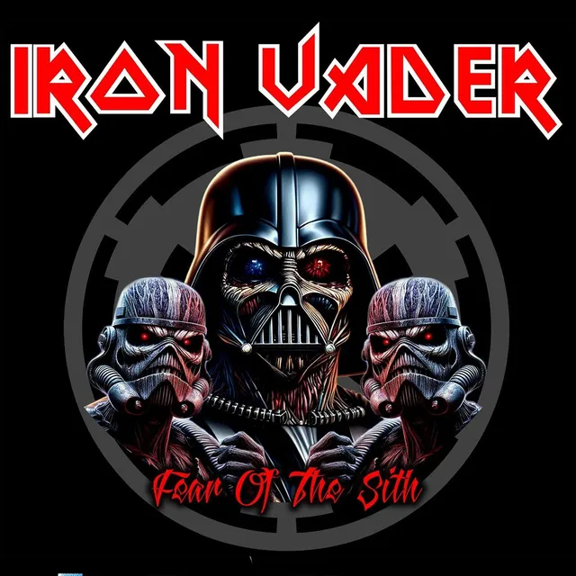 Iron Vader Fear of the Sith maglietta unisex cotone