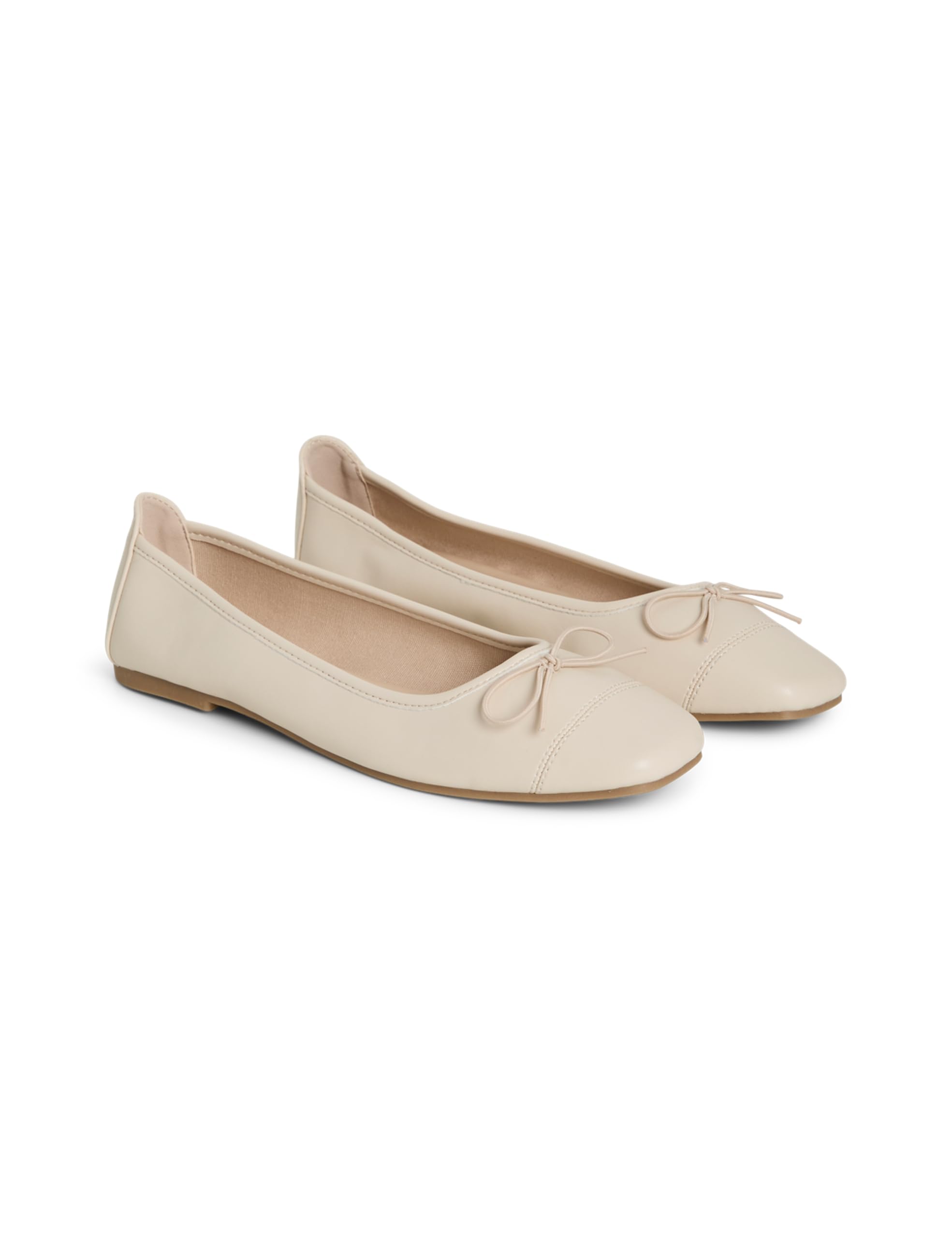 Pieces Pckaria Pu ballerina donna taglia 39 EU comoda