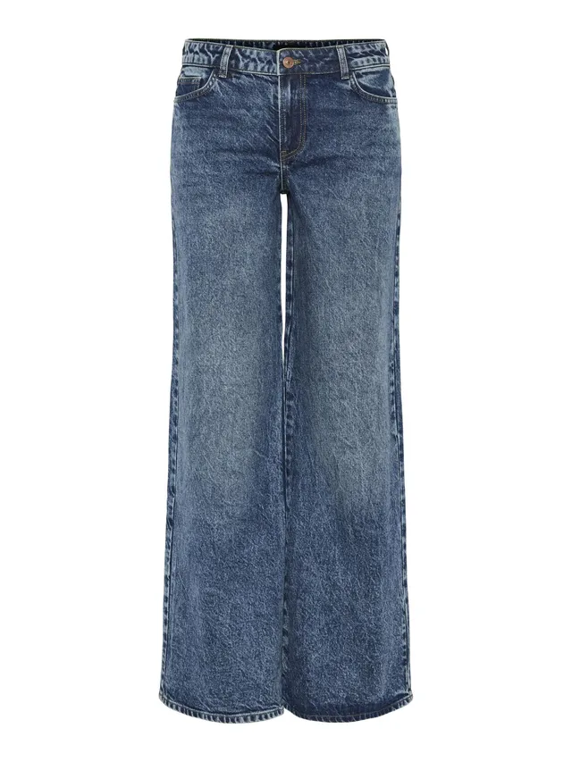 Pieces Pcselma Wide jeans larghi 27W/30L