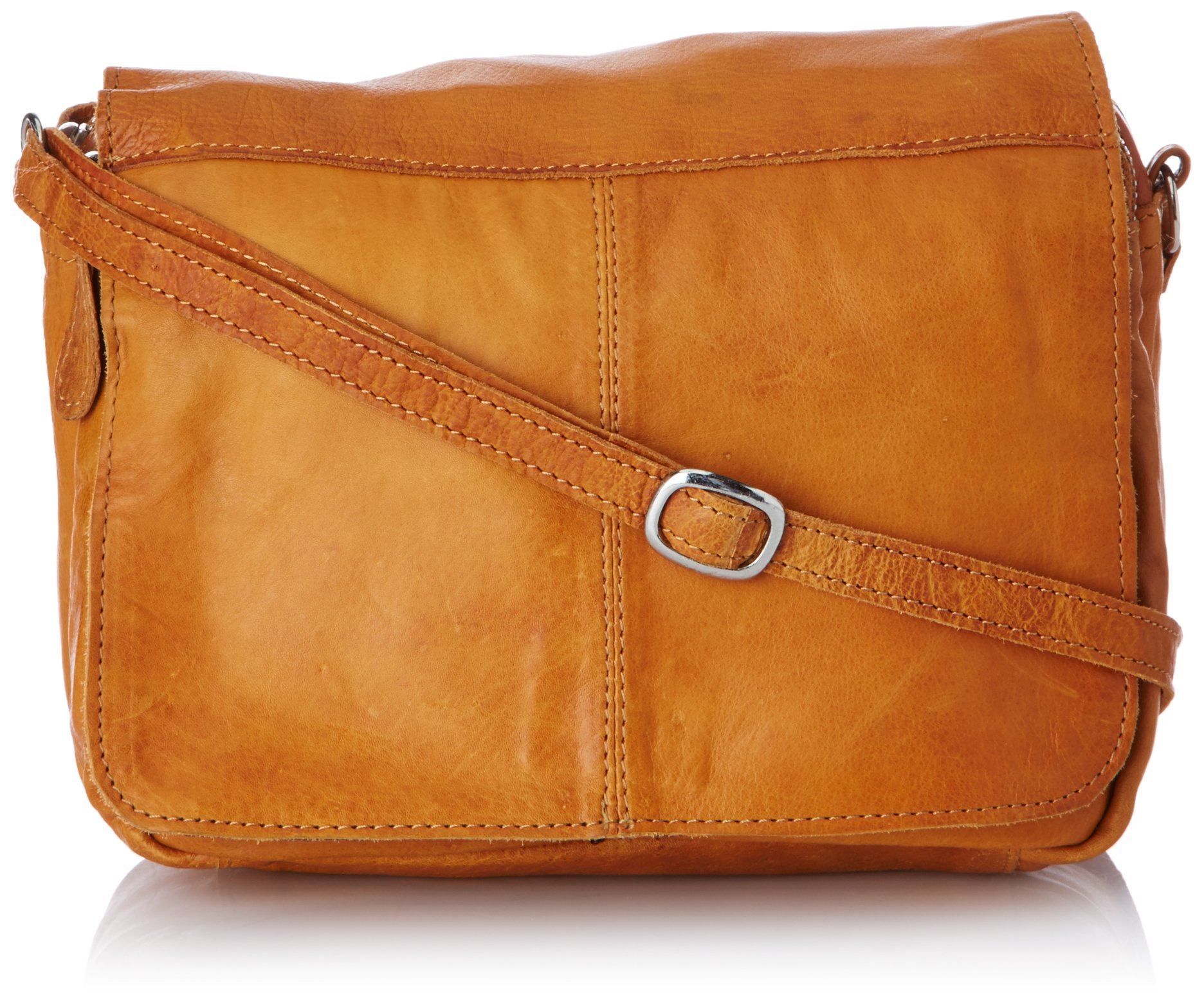 Pieces Siff Leather Cross Over borsa tracolla nera