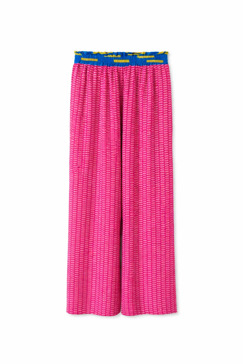 el.residu Madhu Sari #4 pantaloni rosa S/M viscosa