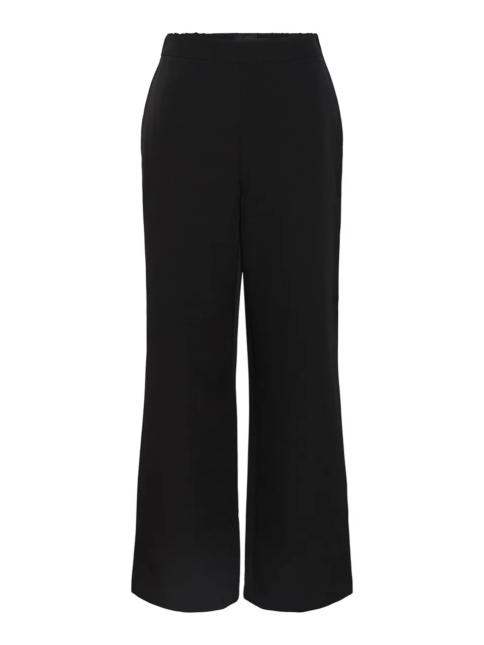 PIECES Pcbozzy HW Wide Plain Pant Noos BC pantaloni neri