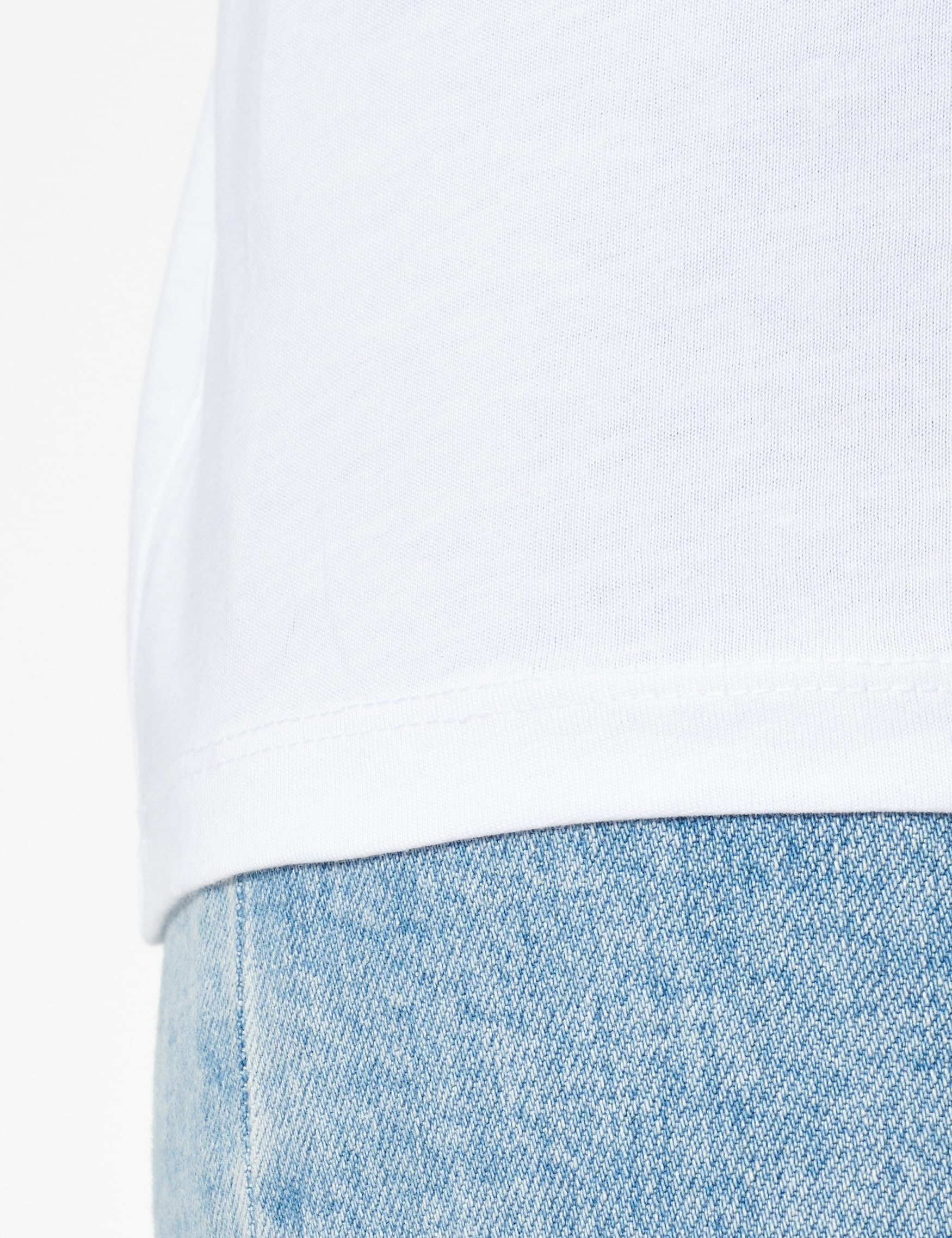 Pieces Pcbanda t-shirt donna M bianco stampa Miami Beach